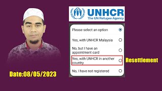 Resettlement in a third country under UNHCR Malaysia [upl. by Jolyn]