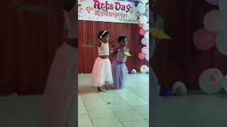 deo deo duet dance Lkg arts day [upl. by Nellek195]