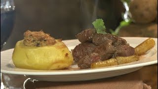 Recette  sauté de bœuf et soufflé aux cèpes  Météo à la carte [upl. by Lyontine977]