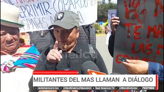 MILITANTES DEL MAS LLAMAN A DIALOGO [upl. by Janey689]