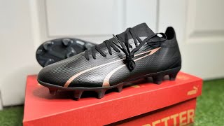 Puma Ultra Match FGAG Boots Review amp Play Test  Unboxing ASMR Video 🔊📦 [upl. by Rolyak]