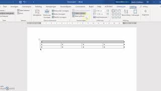 MS Word tabellen cellen samenvoegen en splitsen [upl. by Raddy]