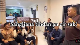 Sangliana dance move pui lutuk kha Pu Lalngaizualan a zir sak😂 [upl. by Llennej]