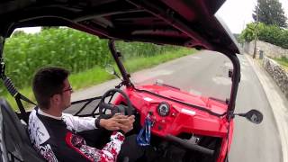 Polaris RZR 570 Spéciale GravierAsphalte with GoPro Hero2 [upl. by Limoli]