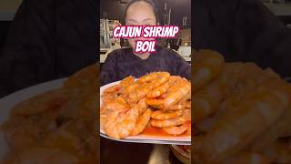 CAJUN SHRIMP BOIL  my version of Boiling Crab’s whole shabang cookingathome food shrimprecipe [upl. by Nolur]