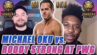 Michael Okus INCREDIBLE Match Vs Roderick Strong at PWG BOLA 2023 [upl. by Ybanrab]