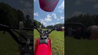 POV starting a CRF 125 [upl. by Arelc]