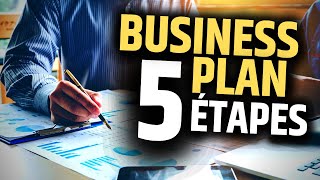 5 Étapes pour Rédiger un Business Plan [upl. by Gibb]