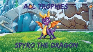 Spyro The Dragon All Trophies Road to Platinum [upl. by Tekcirc]