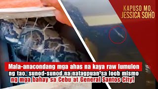 Malaanacondang mga ahas sunodsunod na natagpuan sa loob ng mga bahay  Kapuso Mo Jessica Soho [upl. by Laumas]