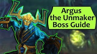 Argus the Unmaker Guide  Heroic Normal Antorus Burning Throne Strategy [upl. by Lochner819]