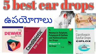 best ear drops usagecandibiotic dewax candid neosporin h otocin c ciplax  in telugu [upl. by Malkah943]