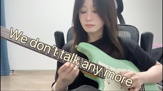 We dont talk any more guitar solo｜（Achmad Satria）cover [upl. by Arihas]