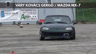 Váry Kovács Gergő  Mazda MX5  Expo Szlalom 2024  TheLepoldMedia [upl. by Ayaros]