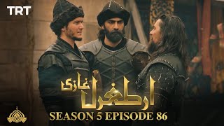 Ertugrul Ghazi Urdu  Episode 86  Season 5 [upl. by Akerue]