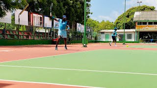 Polyvalence Sportive  Adebayor Impressionne sur le Court de Tennis [upl. by Nerraj]