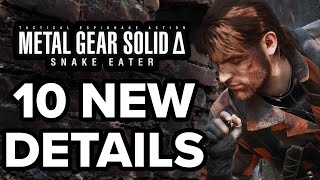 Metal Gear Solid 3 Delta Snake Eater Remake  10 NEW Details You Missed [upl. by Oaks]