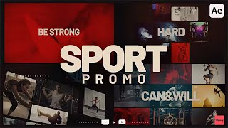 Sports Promo  After Effects Template  ★ AE Templates [upl. by Alahc]