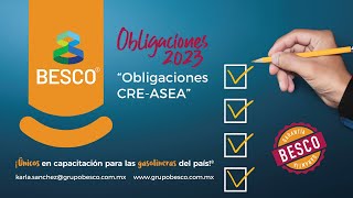 CURSO OBLIGACIONES ASEA  CRE 2023 [upl. by Eicyak]