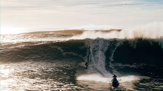 Hossegor Surf 2024 the first winter swell  jetski surfing [upl. by Yecats]