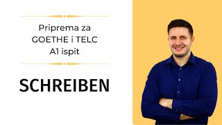 Kako napisati EMail na njemačkom Pismeni dio  Goethe  TELC A1 certifikat [upl. by Ihcur924]