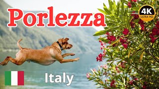 Walking in Porlezza Lakefront Italy 4K  August 2024 [upl. by Macilroy]