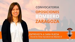 Convocatoria Oposiciones Bomberos Zaragoza [upl. by Streeto]