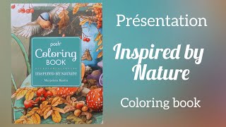 Présentation  Posh Coloring Book Inspired by Nature de Marjolein Bastin [upl. by Oetsira]