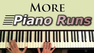 Learn to play MORE Piano Runs and Fills [upl. by Ahseikram]