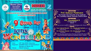 SVS Vidya Mandir Mount Litera Zee School 9th Annual Day  Kids in Wonderland  25022023 [upl. by Nyrroc]