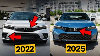 Honda Civic 2025 vs 2022  NEW Interior  Exterior Design [upl. by Enattirb39]