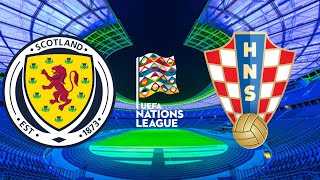 Scozia  Croazia  UEFA Nations League 20242025  Gruppo A [upl. by Terrena]