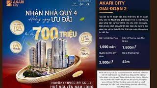 AKARI CITY GIAI ĐOẠN 2 THÁNG 092024  SẴN SÀNG BÀN GIAO [upl. by Lindner]