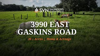 Florida Acreage For Sale  3990 East Gaskins Road  2016 ± Acres  Bartow FL [upl. by Alliscirp]