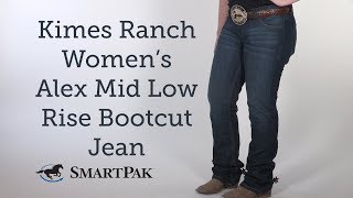 Kimes Ranch Womens Alex Mid Low Rise Bootcut Jean Review [upl. by Zebulen]