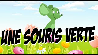 Une souris verte Comptine pour enfant [upl. by Seditsira]