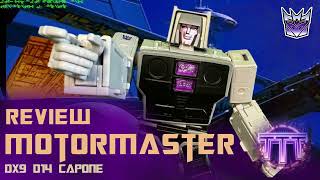 Review DX9 D14 Capone Motormaster  ToyTesterTeo Masterpiece Toy Collection [upl. by Assirehs]