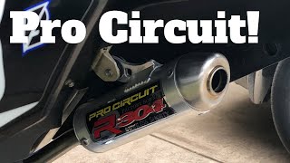 Pro Circuit R304  Works Pipe RAW SOUND  2018 YZ125 [upl. by Leunam]