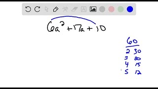 Factor each of the following as completely as possible If the polynomial is not factorable say so… [upl. by Otreblasiul]