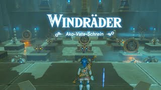 Windräder im AkoVataSchrein in Zelda Breath of the Wild [upl. by Esirrehc904]