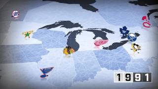 Watch the expansion of the NHL through the years [upl. by Ijies]