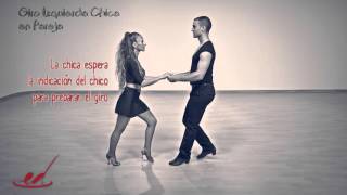 Salsa Clase 7 Giro Izquierda Básico [upl. by Aikemal]