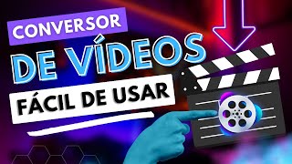 JEITO FÁCIL DE CONVERTER VÍDEOS PARA QUALQUER FORMATO CONVERSOR DE VÍDEO GRÁTIS [upl. by Rowen]