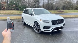 2023 Volvo XC90 Recharge Hybrid Start Up Test Drive Walkaround POV and Review [upl. by Masterson]