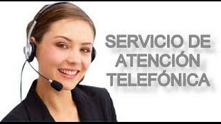 atención telefónica  servicio al cliente CURSOS FACILITOS OFICIAL [upl. by Nilyram]