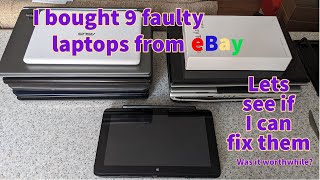 Buying faulty laptops on eBay to sell for profit  can fix them and is it worth my time [upl. by Jer]