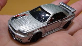 トミカプレミアム TNISMO R34 GTR Ztune Proto 東京オートサロン2016開催記念 [upl. by Sidky]