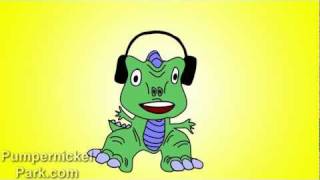 ABC Song  Dinosaur DJ Raps the ABC Song  Alphabet Song Alphabet Letters ABCs [upl. by Pooh]