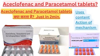 Aceclofenac Paracetamol ip 1000 mg Tablets Uses  Aldigesix SP tablets [upl. by Ramonda]