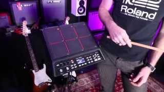 Using the Roland SPDSX for click and backing tracks [upl. by Neelya]